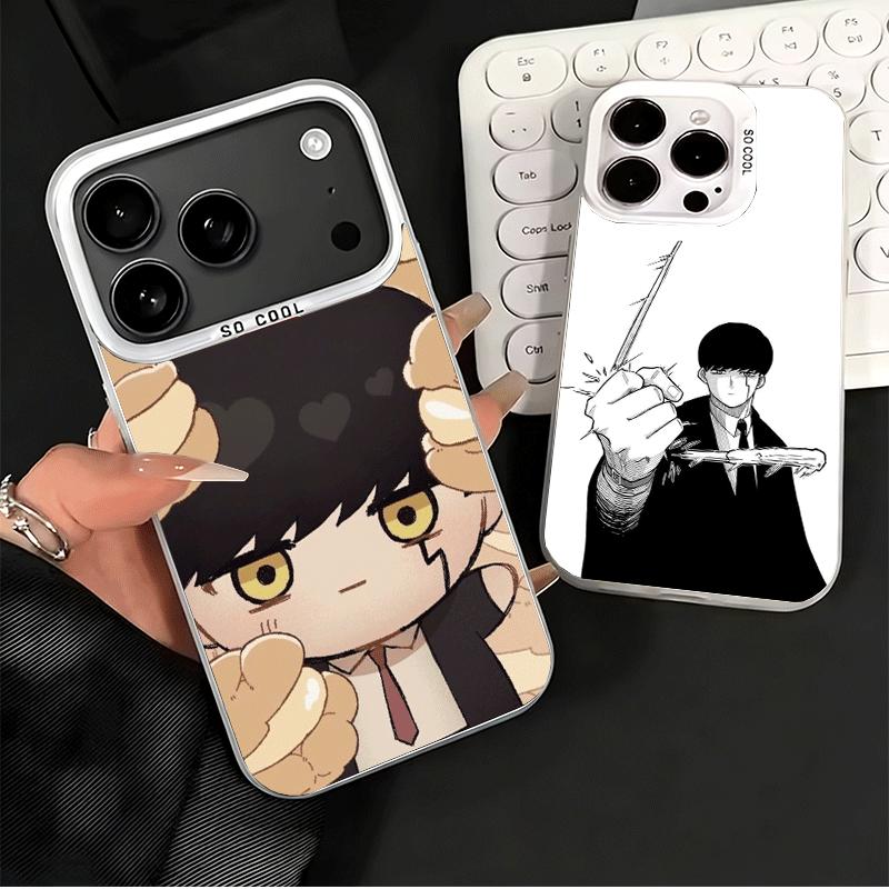 Mashle Magic And Muscles Anime Soft Phone Case for iPhone 15 16 17 Pro Max 17Air 16E 14 Plus 13 12 Mini Shockproof Cover Back Sh