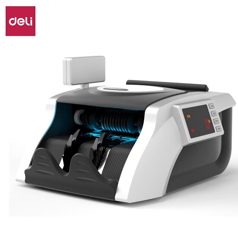 Deli Professional Dual Screen Banknote Counter and Detector