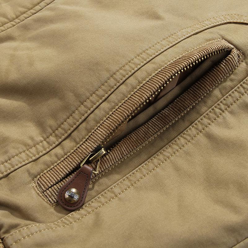 Padded Clothes Men's Casual Fashion Velvet Thickened Large Size Hooded Short Cotton Clothes