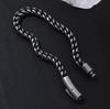 Retro Stainless Steel Dragon Bone Chain Necklace & Bracelet Set for Men