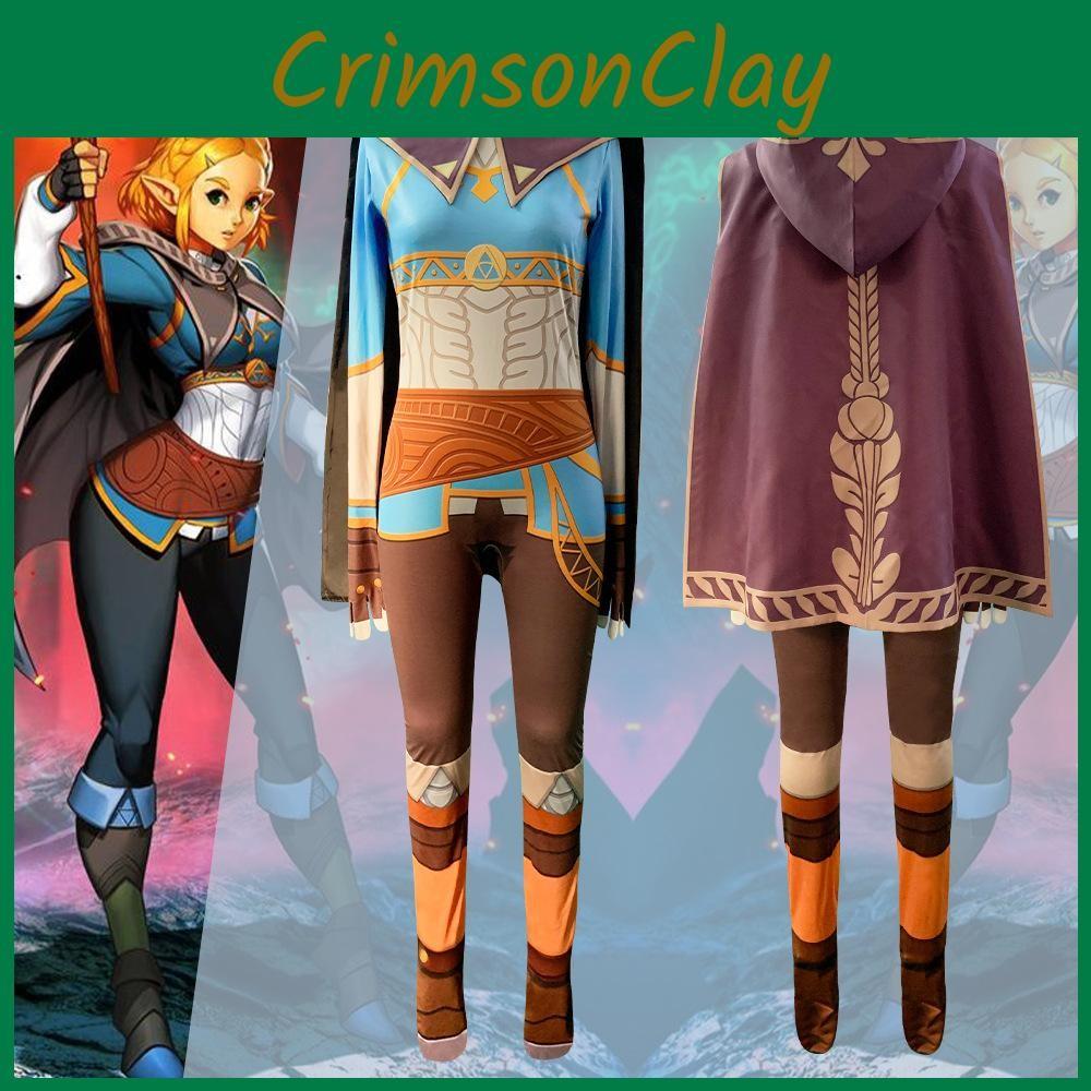 The Legend Of Zelda Prinzessin Cosplay Kleid Kostüm Jumpsuit Party Halloween