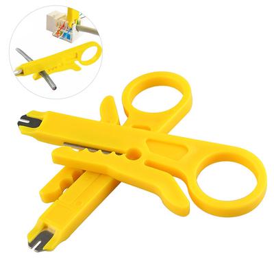 2 pezzi RJ45 Cat5 Punch Down Tool Rete LAN Cavo Tagliafili Spellafili