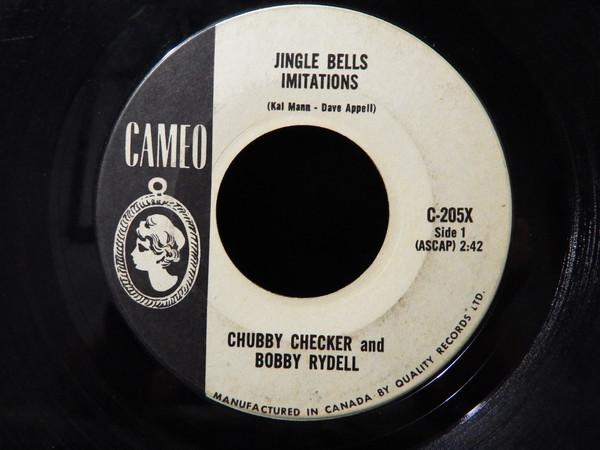 

7inch Record BOBBY RYDELL / CHUBBY CHECKER - Jingle Bell Rock / Jingle Bells Imi C205X Cameo 1961 Canada Rock Used