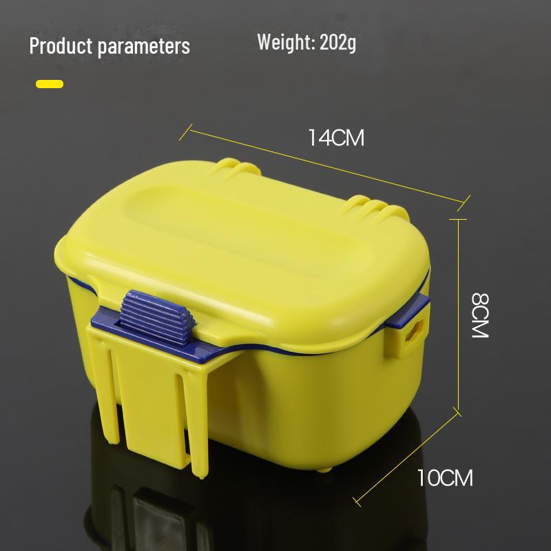 Red Worm Isolierbox zum Angeln – vielseitig einsetzbar, feuchtigkeitsspendend, atmungsaktiv; Ideal für Lebendköder, Regenwürmer; Inklusive Gürteltasche