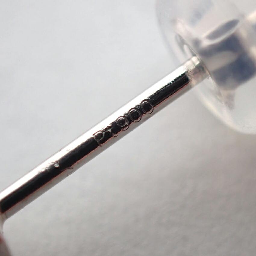 Pt900 Diamond 0.301 One earring / j23-3
