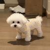 Dog German velvet warm four-legged clothes autumn and winter than bear teddy small dog cat pet bottoming shirt loungewear