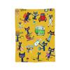 Pete the Cat  Blankets Skateboarding Cat Flannel Funny Breathable Throw Blankets for Coverlet Spring Autumn