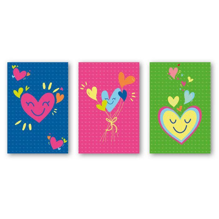 Cartes à gratter Coeur Activités manuelles enfant