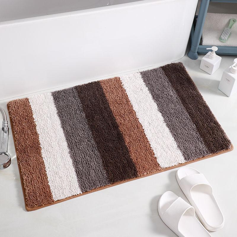New Non-slip Bath Mats Super Absorbent 40x60cm Bathroom Rugs Soft Modern Household Entrance Door Mat Bathtub Side Hallway Tapis