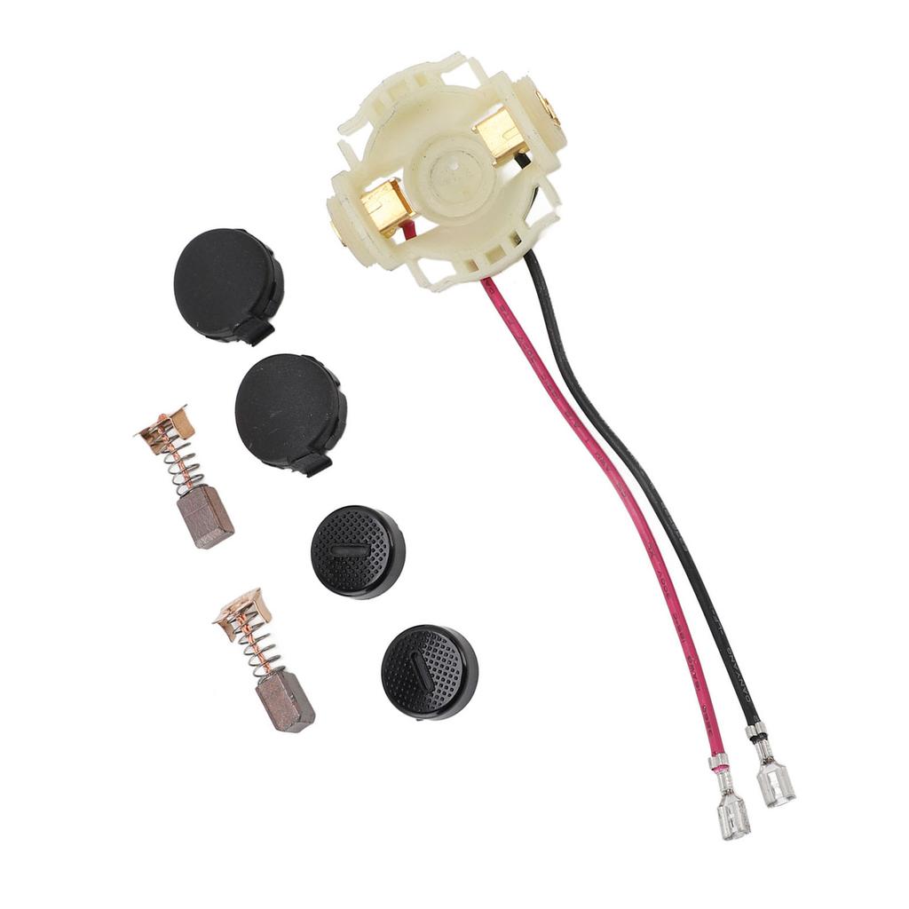 Kohlebürstenhalter-Kit 2 Kohlebürsten 1 Halter 2 Kappen 2 Kappenabdeckungen Set für BGA450 BGA452 DGA452