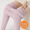Women's Thick Velvet Warm Cotton Pants - Autumn/Winter 2025 School Uniform Base Layer, Slim Fit.
