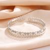 New Geometry Copper Zirconia Bracelet for Women Golden Open Chunky Cuff Bangle Bracelet Femme Vintage Wedding Jewelry GiftS