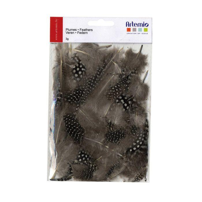 Plumes Ébouriffées Naturel 3 g Lg 4 à 8 cm