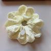 Elegant Lace Scrunchie Hair Tie Soft Fabric Hair Accessory For Women Girls Daily Party Wedding Casual Prom Occasion