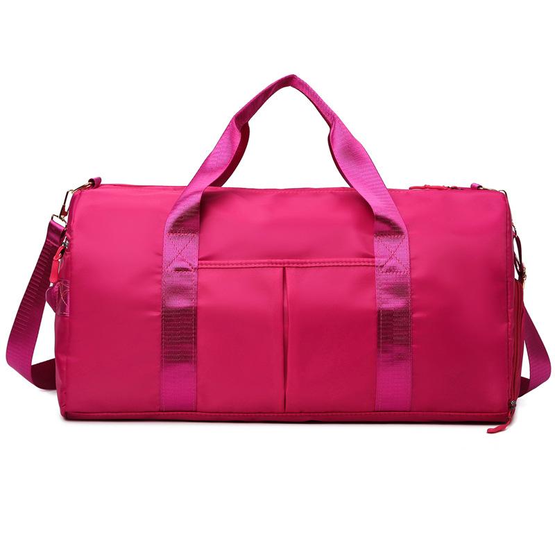 Large Travel Duffel with Wet Dry Separation Waterproof Gym Bag for Swimming Yoga Sports Organized Carryall Essential