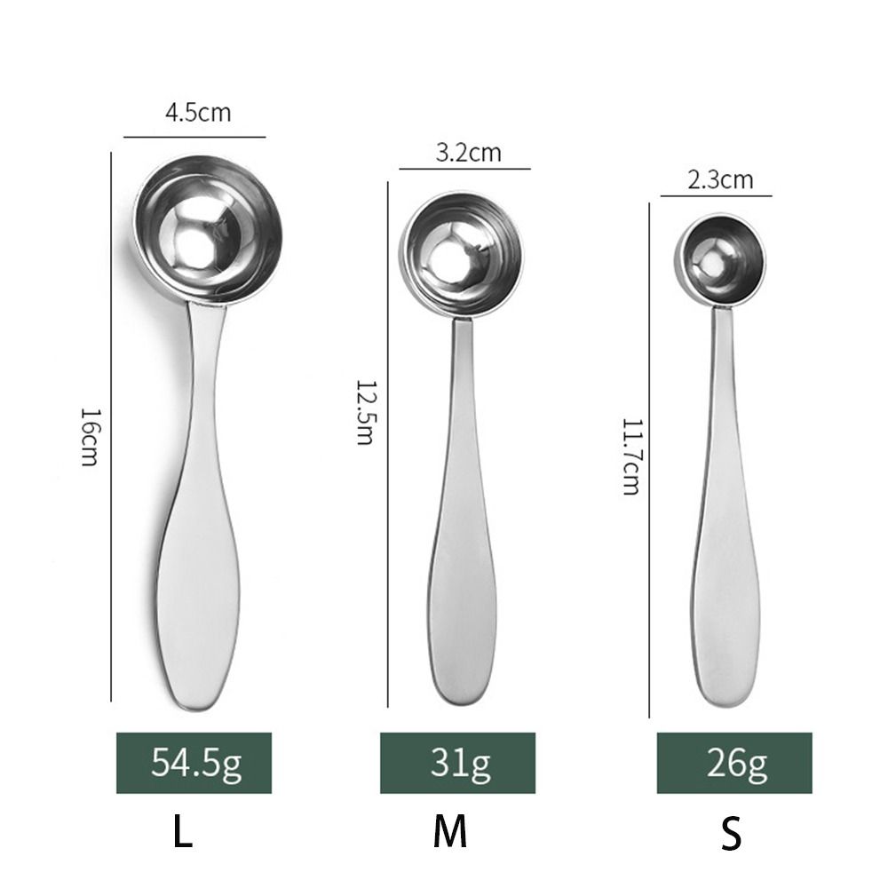 Stainless Steel Coffee Spoon Multi-functional Juice Milk Powder Tea Dessert Spoon Tableware Long Handle Stirring Spoon