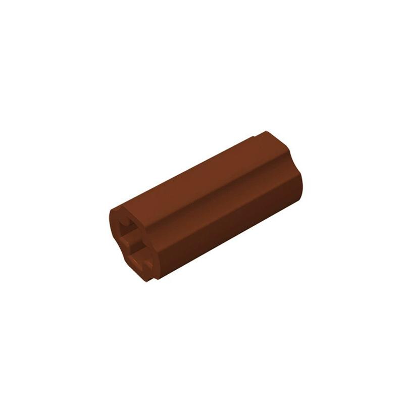 50pcs 59443 Axle Connector 2L Smooth with X Hole Building Block MOC Technical Accessories