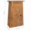 VidaXL Bathroom Side Cabinet Solid Pine 42x23x70 Cm 246039