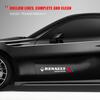 2 st Bildekaler 3D Auto Sidokropp Sportdekal Dekaler Biltillbehör För Renault Dacia Megane 2 3 Duster Logan Clio 4 Scenic 2 Captur