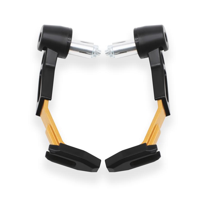 2PCS Handlebar Protectors Windproof Anti-Fall Lever Guard with Aluminum Stiffener For Motorcycle Scooter Mountain E-Bike Brake