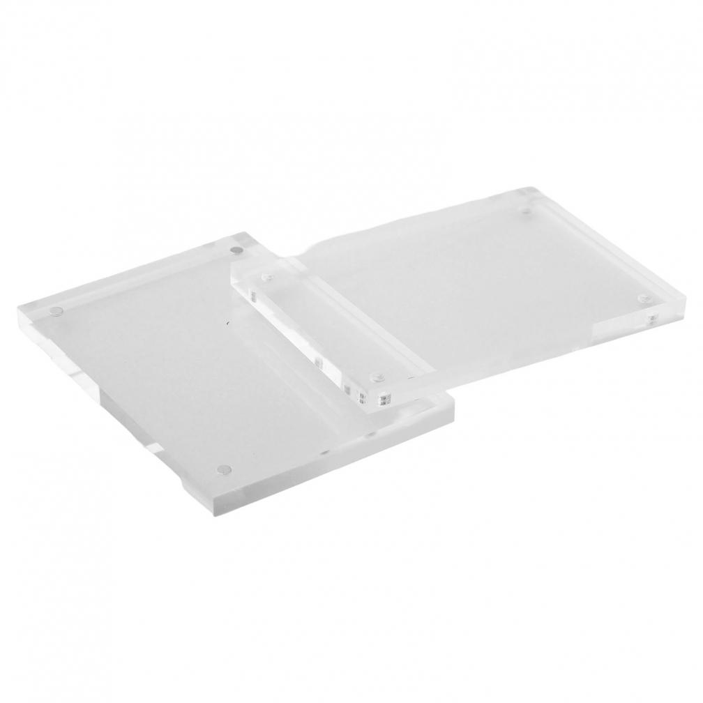 Thick 8+8mm Clear Acrylic Picture Frame with Convenient Magnetic Access