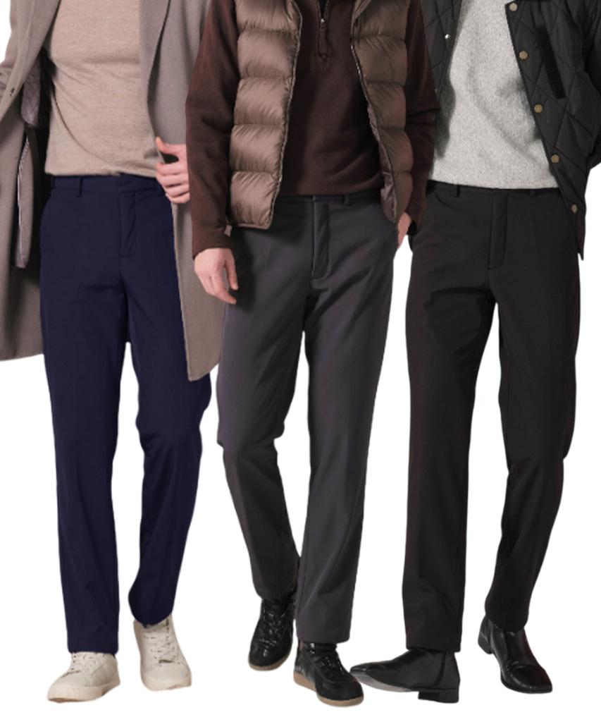 CERINI BY PAT Men'S Boa Fur Bonded Windproof Pants 1 Type (A Type)