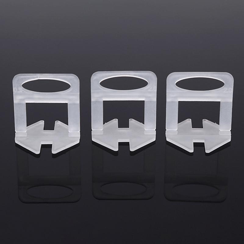 100 stuks Keramische Tegel Egalisatie Systeem Clips Afstandhouders Legclips Voor Tegel Leggen Vloer Muur Bouw Gereedschap 1/1.5/2/2.5/3mm