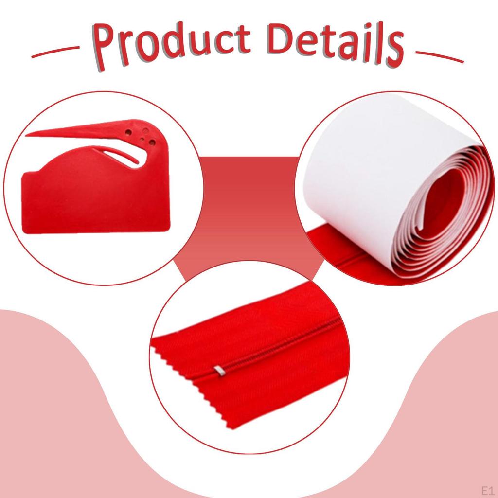 4 rolovací dveře zipová sada samolepicí 7 stop dlouhá s PP fólií řezný nástroj ochrana proti prachu bariéra