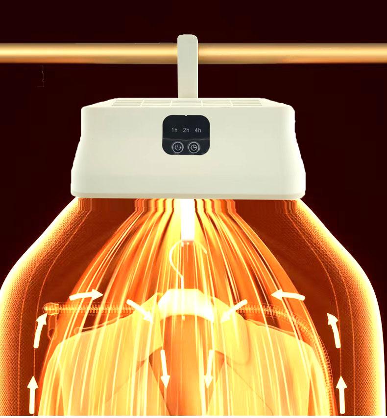 Kompakter Stecker-Wäsche- und Schuh trockner für Zuhause