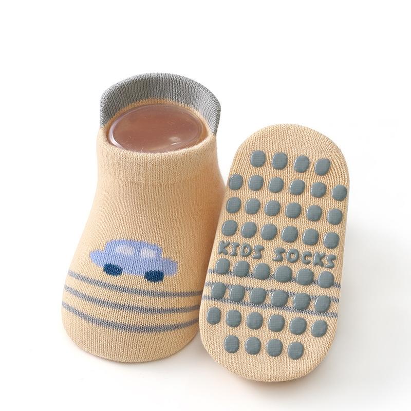 Baby Anti-Rutsch Socken Herbst Winter Baumwolle Gestrickt Kinder Cartoon Kurze Socken Lässig Säugling Kleinkind Bodensocken Für Mädchen Jungen 0-5 Jahre