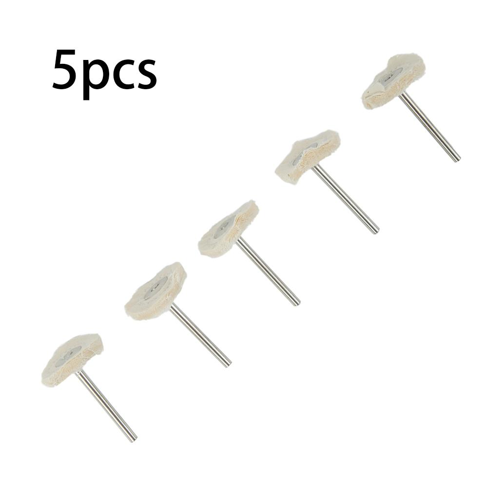 25mm Polishing Wheel 5pcs Polishing Cloth Wheel Silver