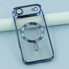 For iPhone 17 Air Magnetic Case CD Veins Glass Lens Guard TPU Phone Back Cover