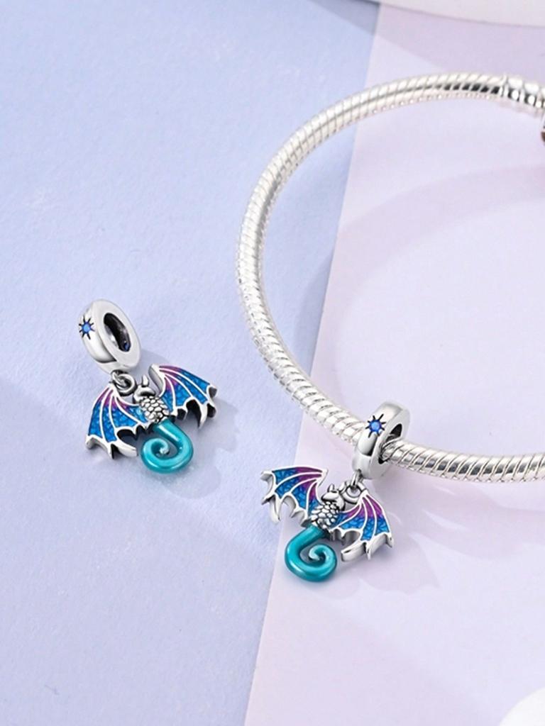 Charms Plata Dinosaurier Perlen Charm Kupferbeschichtet Passend Charms Kupferoriginal Armband Zum Schmuck Machen Diy Charm