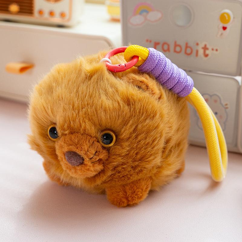 

Милый круглый кулон в виде маленькой куклы-львенка, плюшевая игрушка, кукла в виде головы льва, подвеска-брелок для сумки для девочки 12cm（0.02kg）