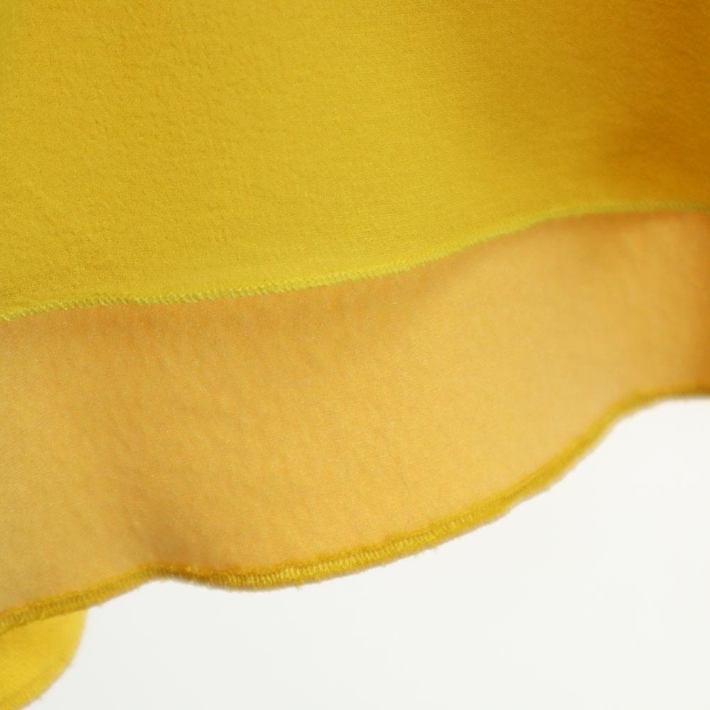 GiAMBATTiSTA VALLi made in Italy Mini length flare skirt 40/XS yellow Women Used