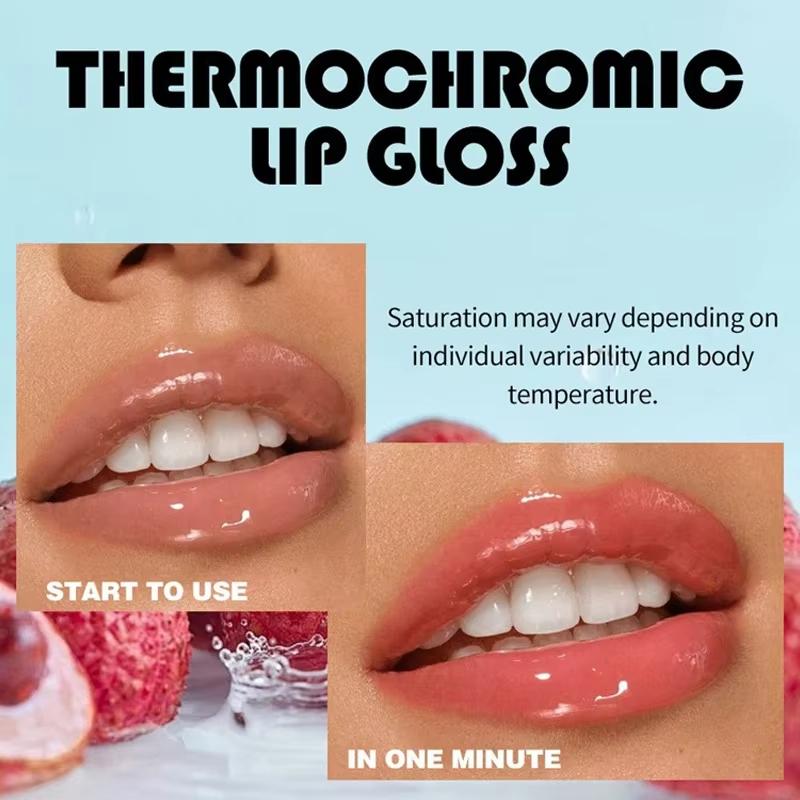 20 Farben Fruchtiges Perlen-Feuchtigkeitsspendendes Gelee-Lippenöl Langanhaltender feuchtigkeitsspendender Wasserglanz-Lipgloss Schimmernder, warmer Lippenfarbton