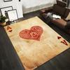 Ace of Hearts Playing Card Design Non-slip Rug Suitable for Living Room and Bedroom Sofas