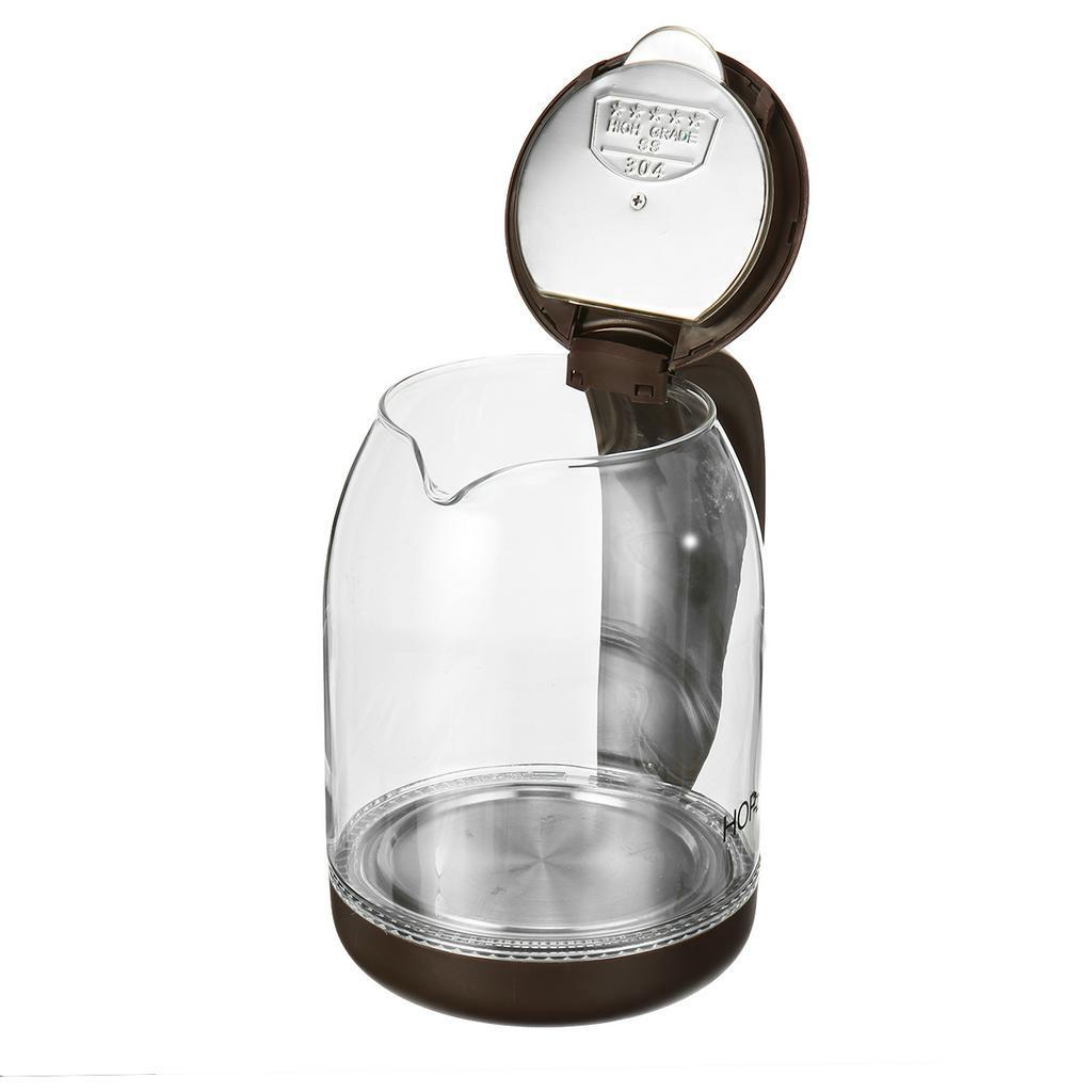 1500W 2L Glass Electric Kettle Off Automatically Auto-Power Off Household Quick Heating Electric Boiling Pot