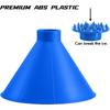 Magische Eis kratzer für Auto Windschutzscheibe - 2er Pack Kegel Magischer Auto Eis kratzer mit Trichter, Runder Schnee kratzer