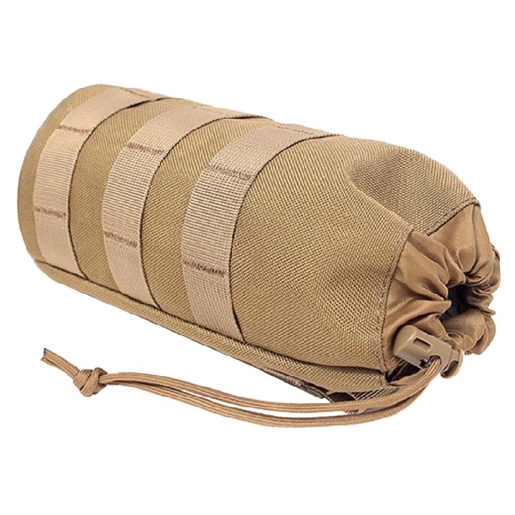 Tactic Drawstring Molle Water Bottle Holder Pouch Mesh Water Bottle Bag Carrier