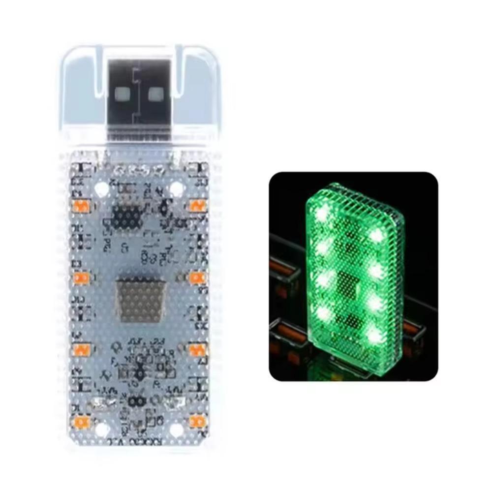 Magnetic Mount LED Car Touch Light Touch Sensor Mini Size Car Atmosphere Lamp Dimmable Light Soft Light USB Night Light