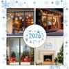 Christmas Window Clings 2026 Ice Snowflake Cute Decals Snowflake Window Stickers Christmas Decorations For Glass Mirror Door Car