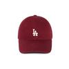 MLB Cotton Baseball Caps Unisex Burgundy Fashion 3ACP7701N-07WIS