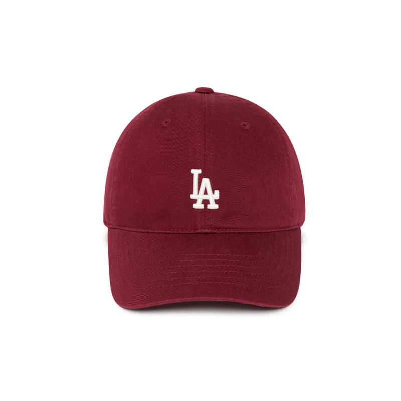 MLB Cotton Baseball Caps Unisex Burgundy Fashion 3ACP7701N-07WIS