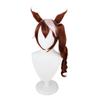 45 cm Anime Pretty Derby Tokai Teio Cosplay Langen Pferdeschwanz Braun Hitzebeständige Synthetische Haar Owen Karneval Party Rolle Spielen