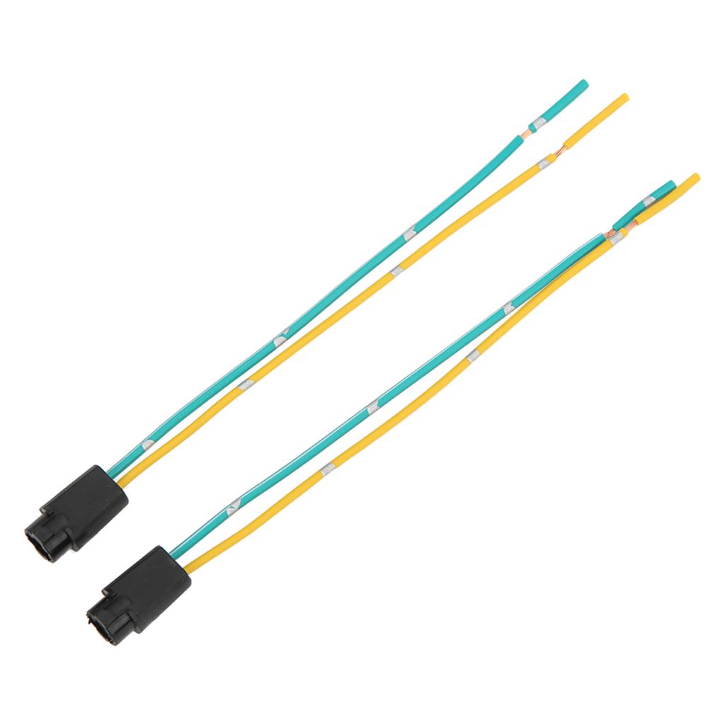 2pcs Bulb Base 12V Heat Resistant T5 LED Light Bulb Sockets with Wire for Industrial Equipment