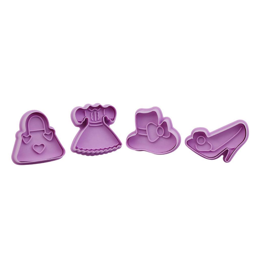3D Valentine Easter Cookie Cutter with Plunger Stamps Party Decoration Props
