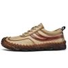 Outdoor Non-slip Leather Versatile Casual Shoes Men Classic Fashionable and Perfect Walk Work and Travel Stylish and Comfortable
