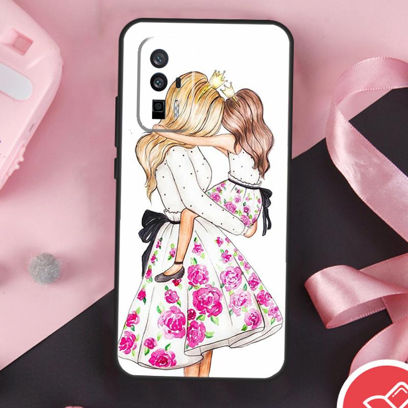 Beautiful Mother Daughter Son Case For Xiaomi 13 14 Ultra 11T 12T 13T Pro 12 Lite POCO X6 Pro F5 M6 X5 X3 F3 M5s F6 Cover