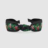 LALA Green Flower Embroidered Knot Hairband